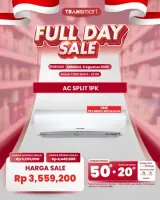 Diskon AC Split 1PK di Transmart Full Day Sale Agustus 2026